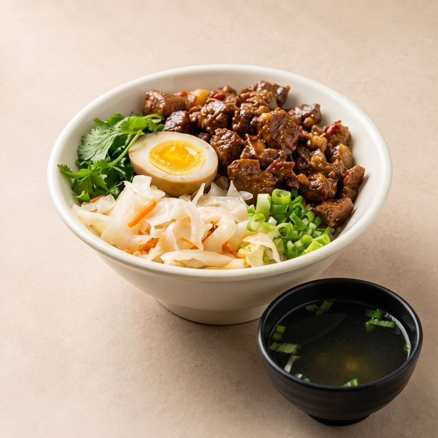 Pork Tossed Rice Noodle.