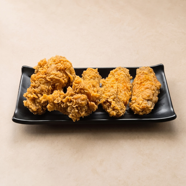 Mai's Golden Flake Fried Chicken.