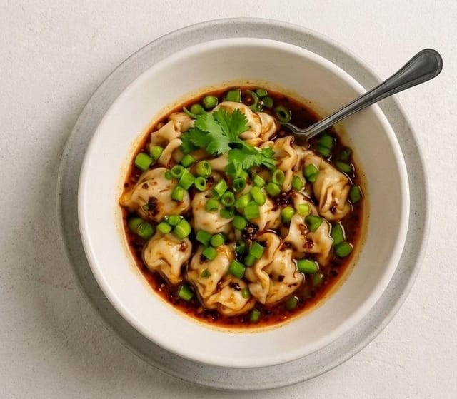 Sichuan Chili Wontons.