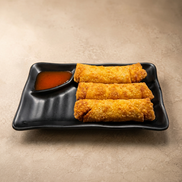 Crispy Pork Egg Rolls.