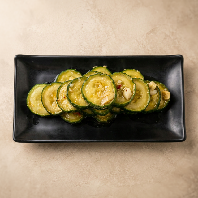 Spicy Cucumber Salad.