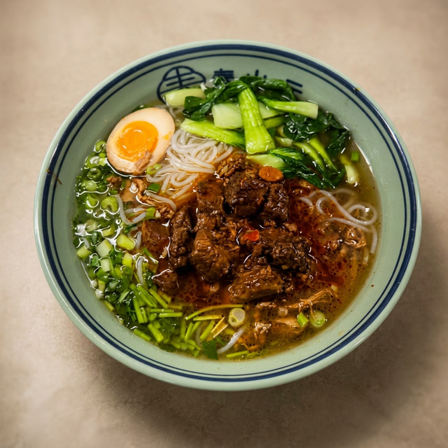 Chicken Rice Noodle Soup.